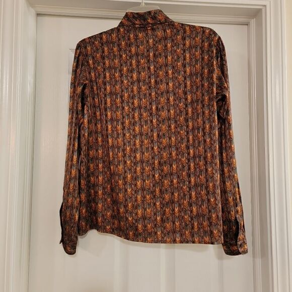 Vintage Evan-Picone retro blouse SZ 6 - Picture 2 of 4
